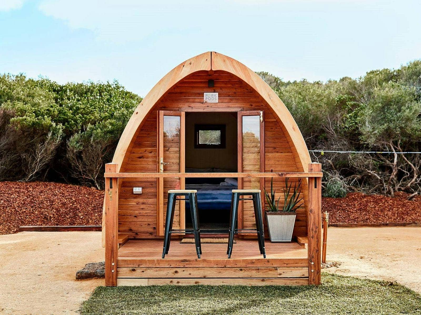 Glamping at Torquay Foreshore Caravan Park